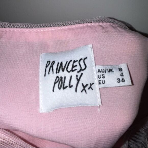 Princess Polly Embroidered Mesh A-Line Mini Skirt - Picture 6 of 7